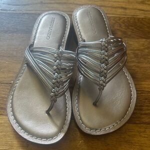 Bernardo Metallic Silver Women's Sandals